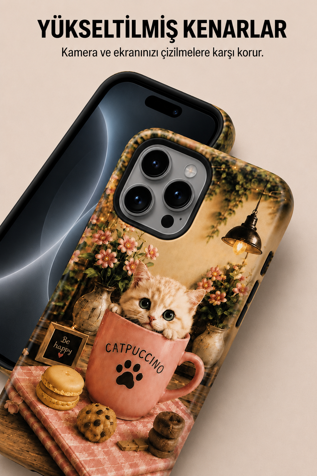 Catpuccino Telefon Kılıfı ☕🐾