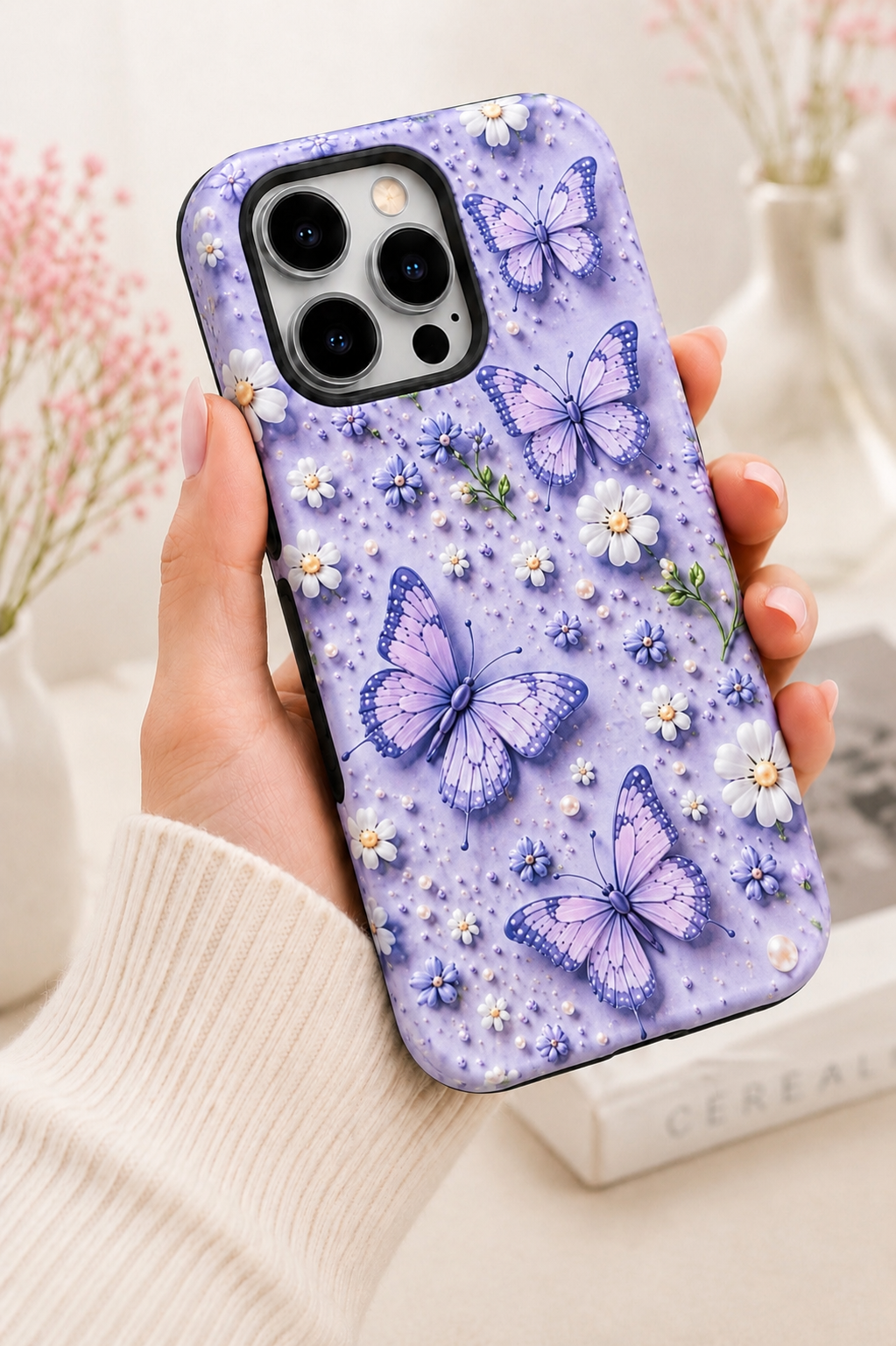 Purple Butterfly Telefon Kılıfı 🦋