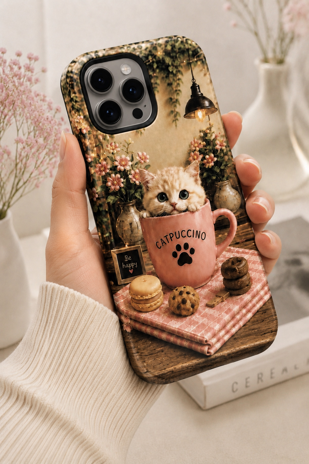 Catpuccino Telefon Kılıfı ☕🐾