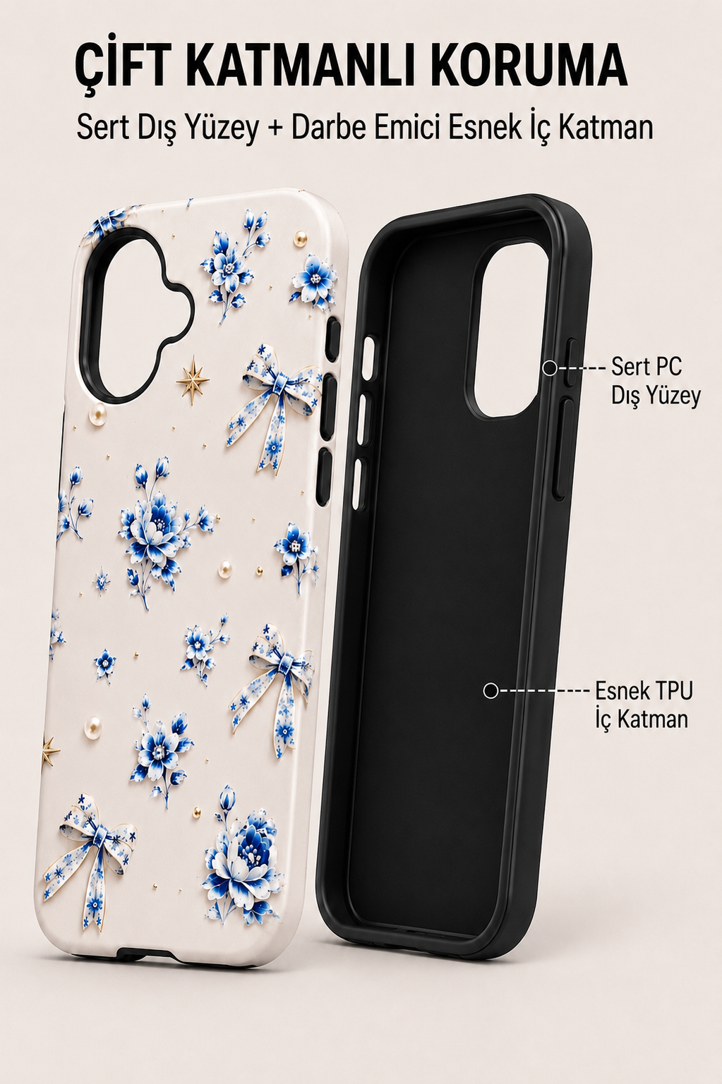 Blue Porcelain Telefon Kılıfı 💙