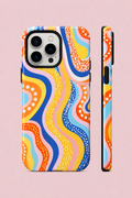 Colorful Waves Telefon Kılıfı 🌈