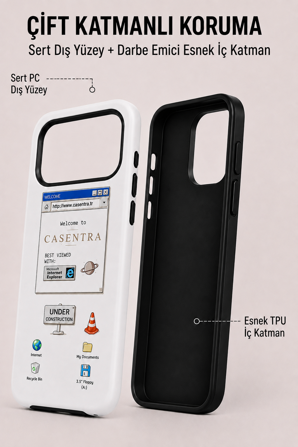Y2K Internet Telefon Kılıfı 🖥️