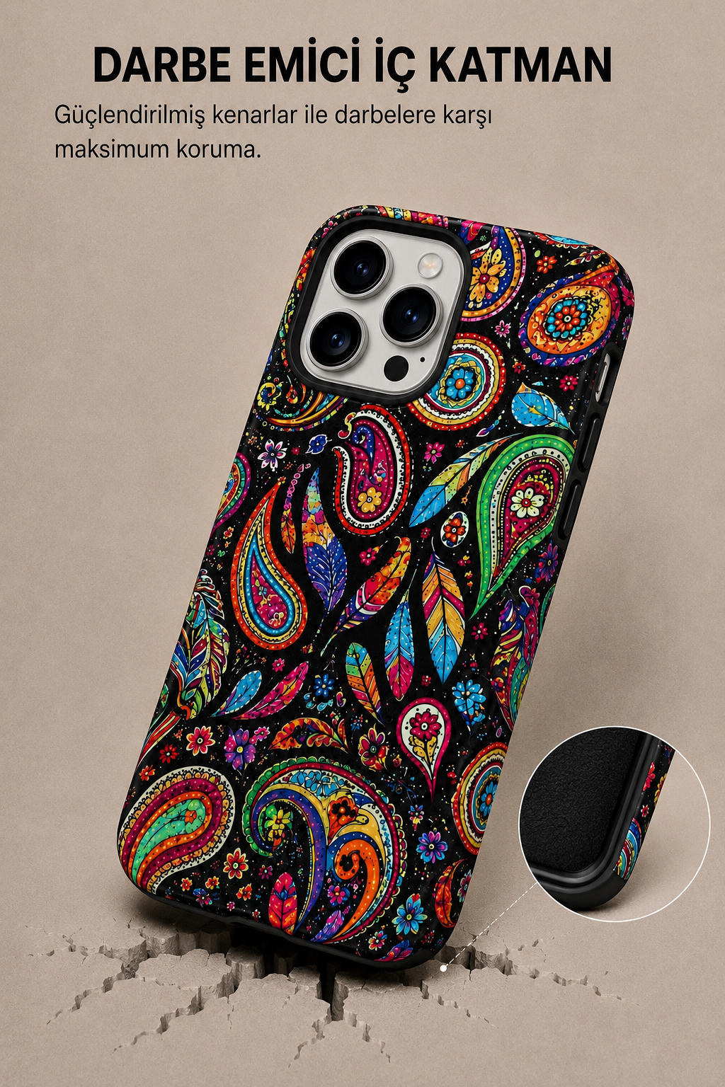 Bohemian Paisley Telefon Kılıfı 🪶