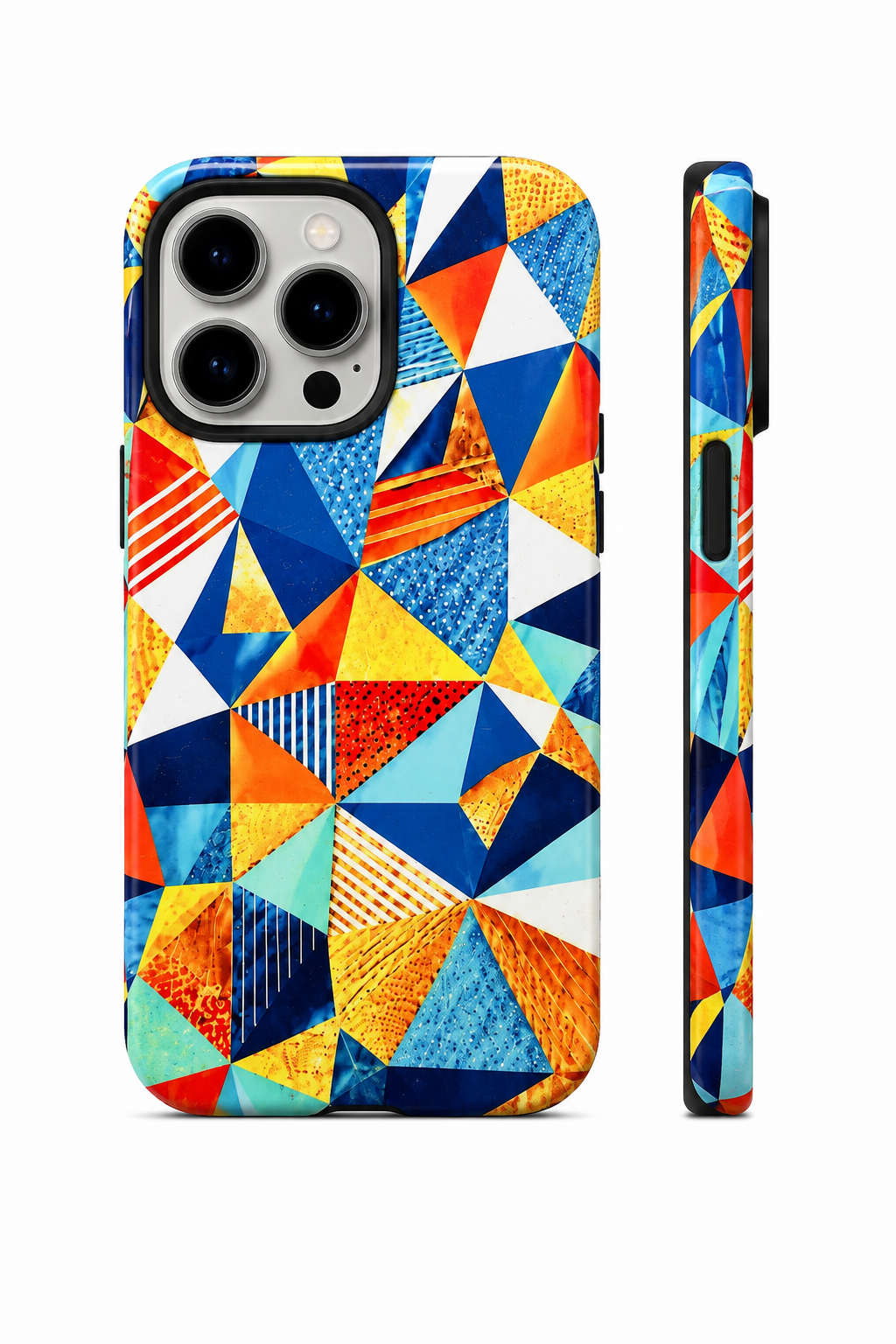 Color Geometry Telefon Kılıfı 🔷