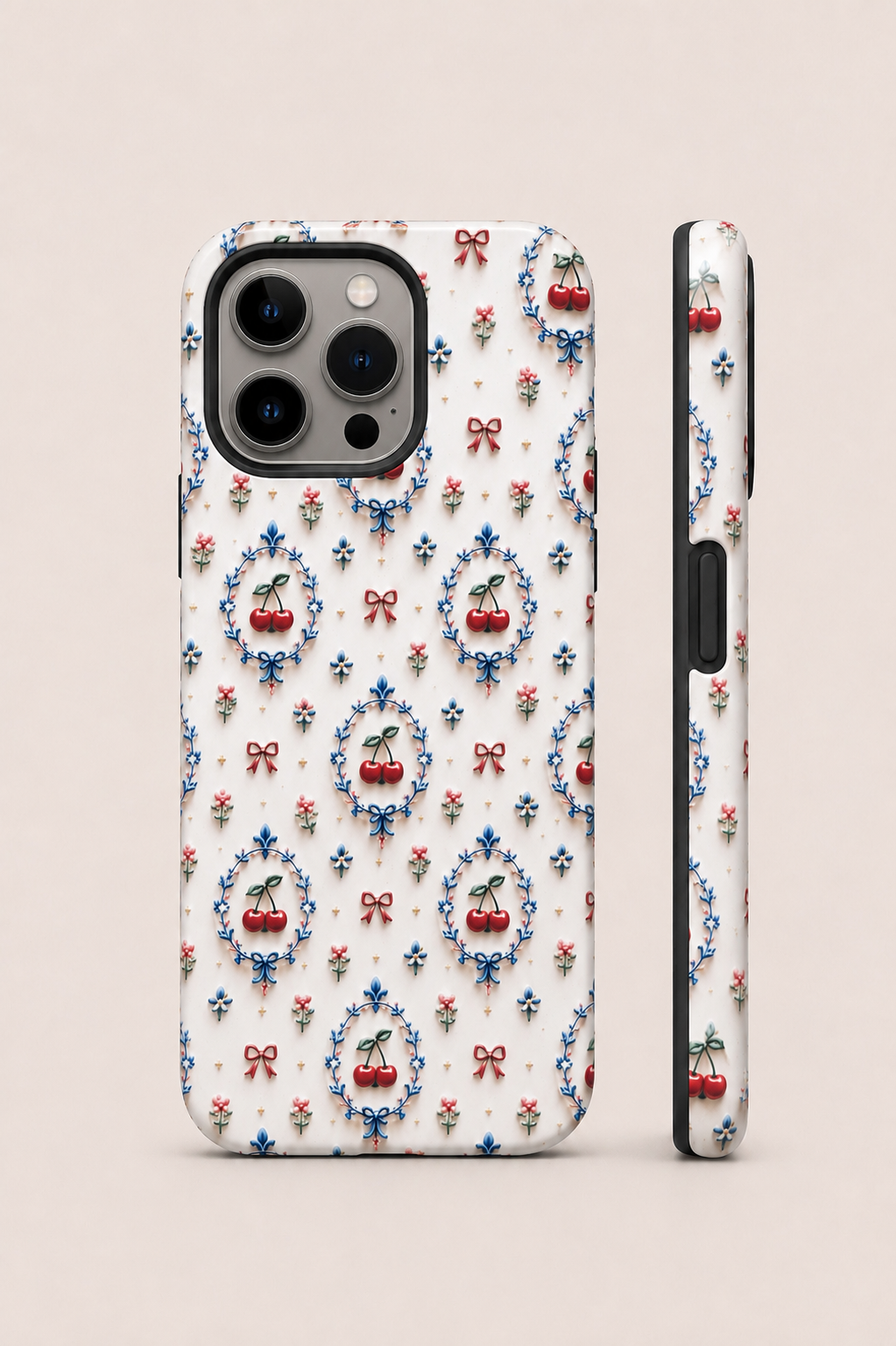 Cherry Porcelain Telefon Kılıfı 🍒
