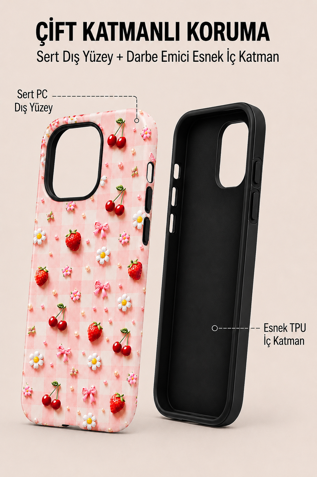 Berry Picnic Telefon Kılıfı 🍓🍒