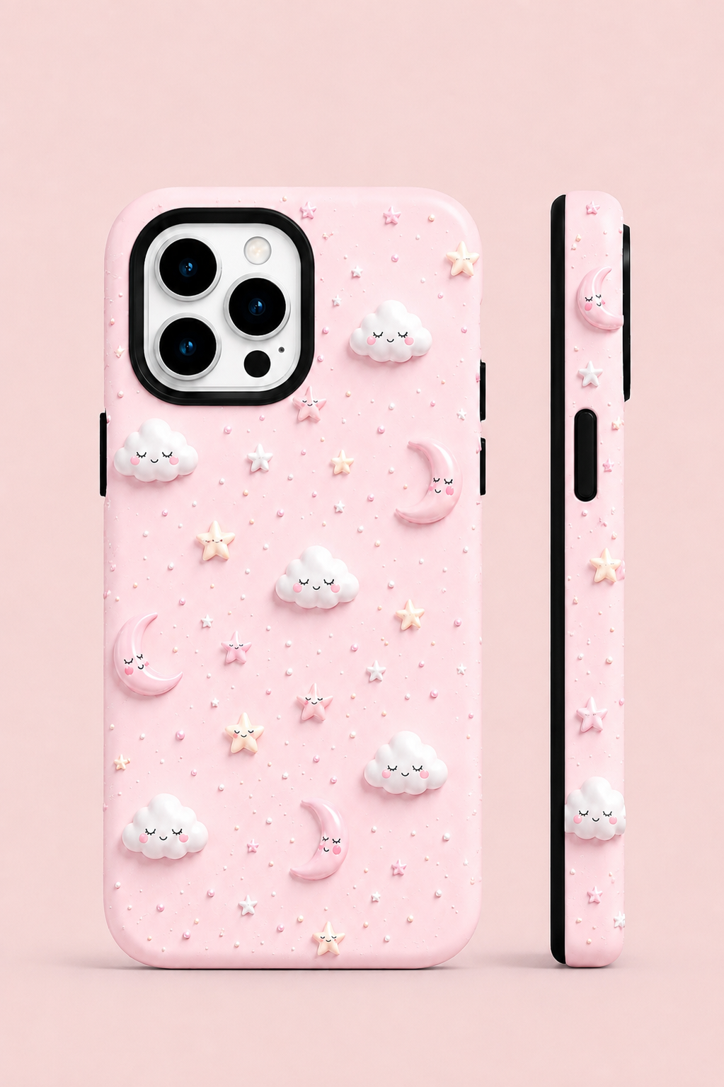 Pink Moon Telefon Kılıfı ☁️🌸