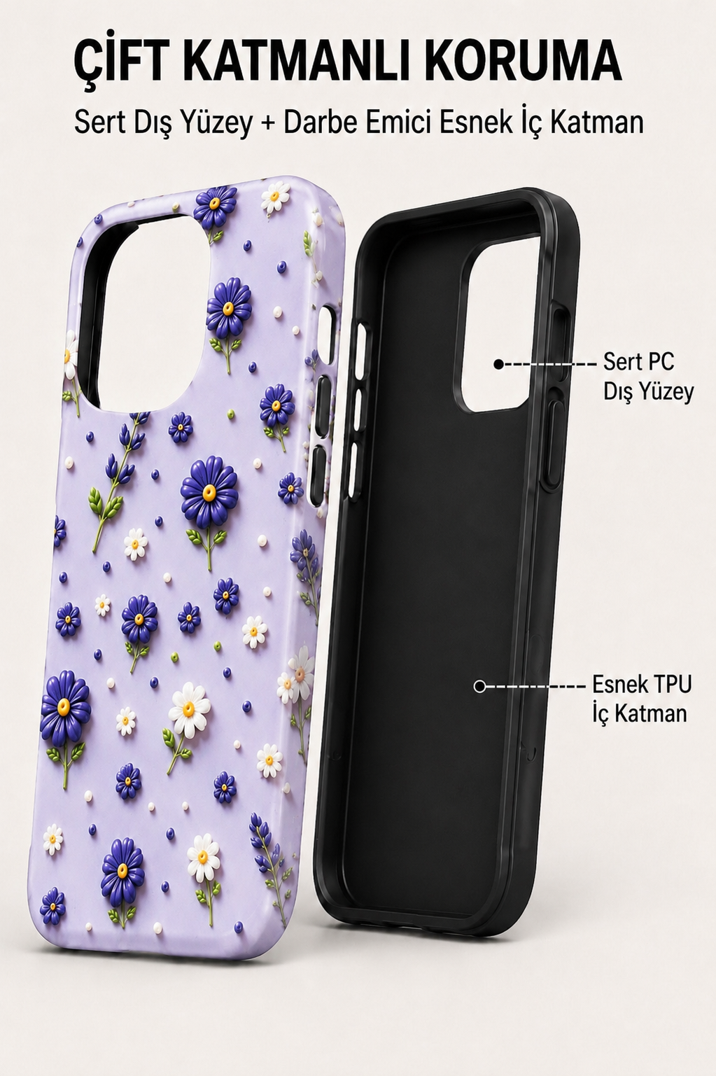 Purple Garden Telefon Kılıfı 💜