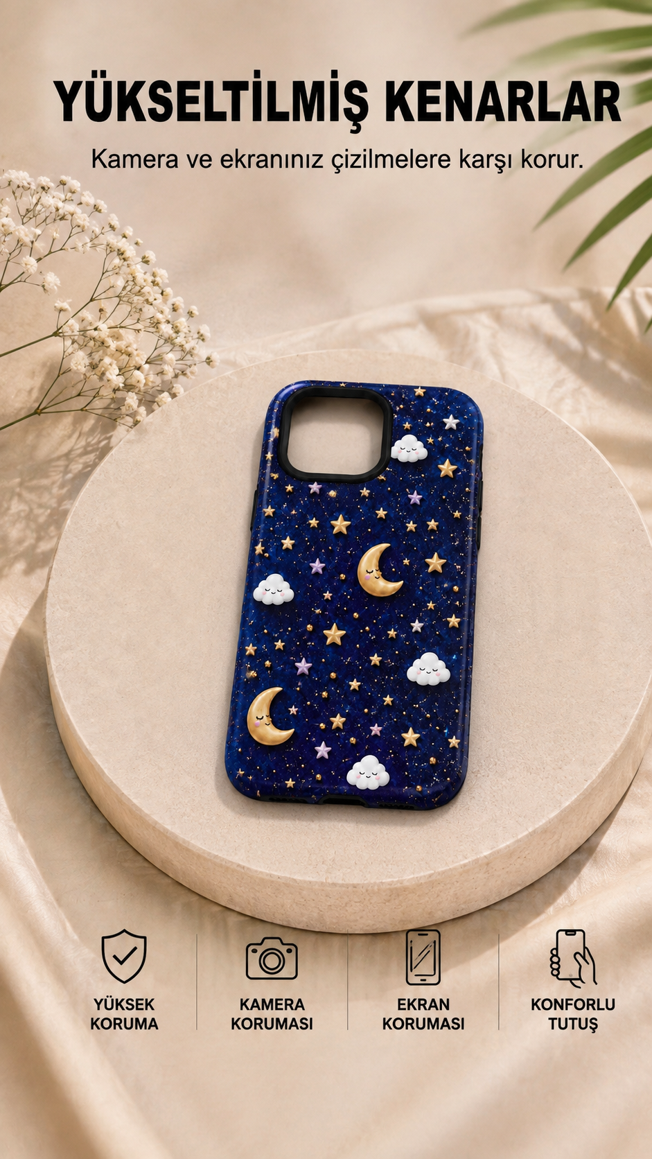 Midnight Dreams Telefon Kılıfı 🌙✨