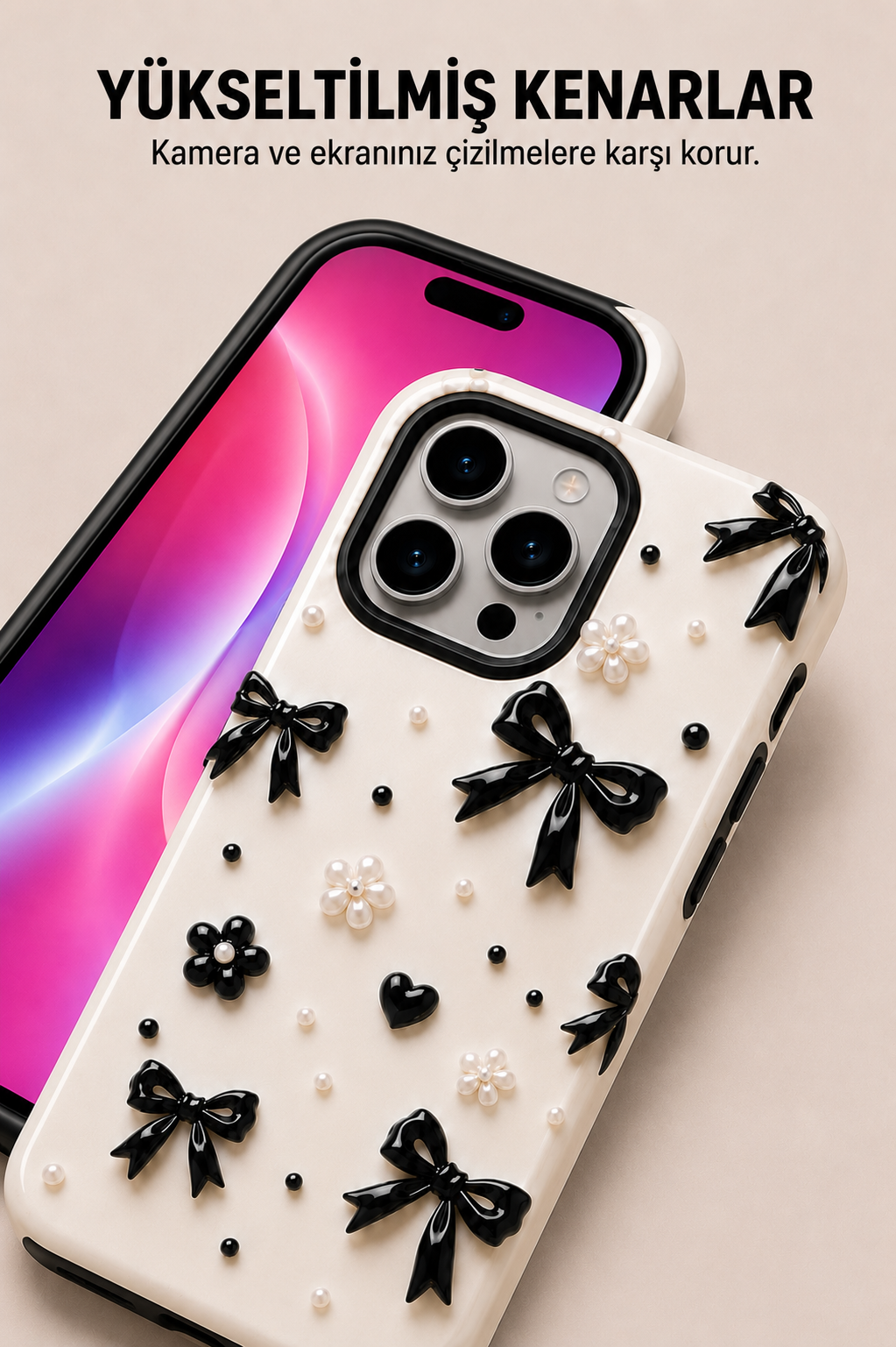 Black Ribbon Telefon Kılıfı 🖤