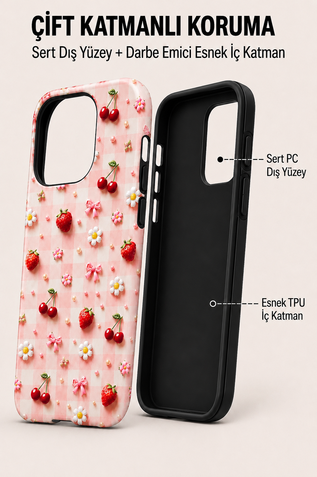 Berry Picnic Telefon Kılıfı 🍓🍒