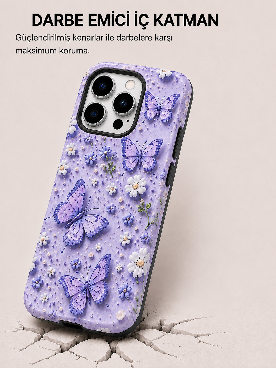 Purple Butterfly Telefon Kılıfı 🦋