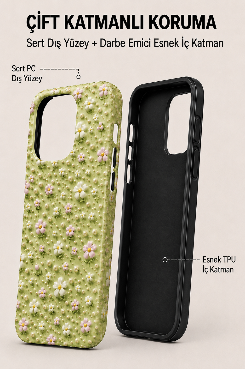 Pearl Meadow Telefon Kılıfı 🌸