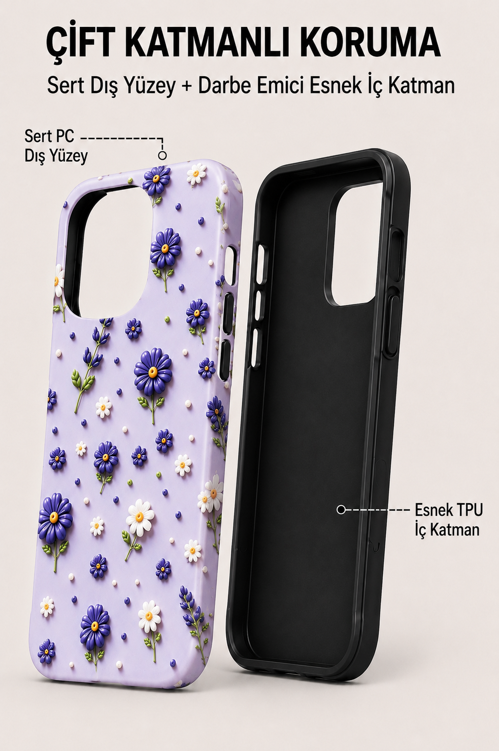 Purple Garden Telefon Kılıfı 💜