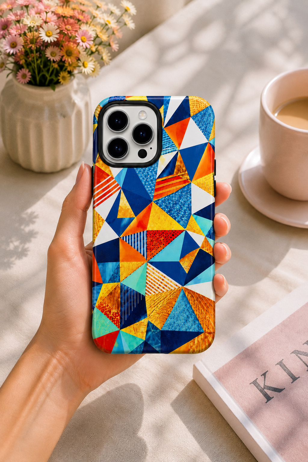 Color Geometry Telefon Kılıfı 🔷
