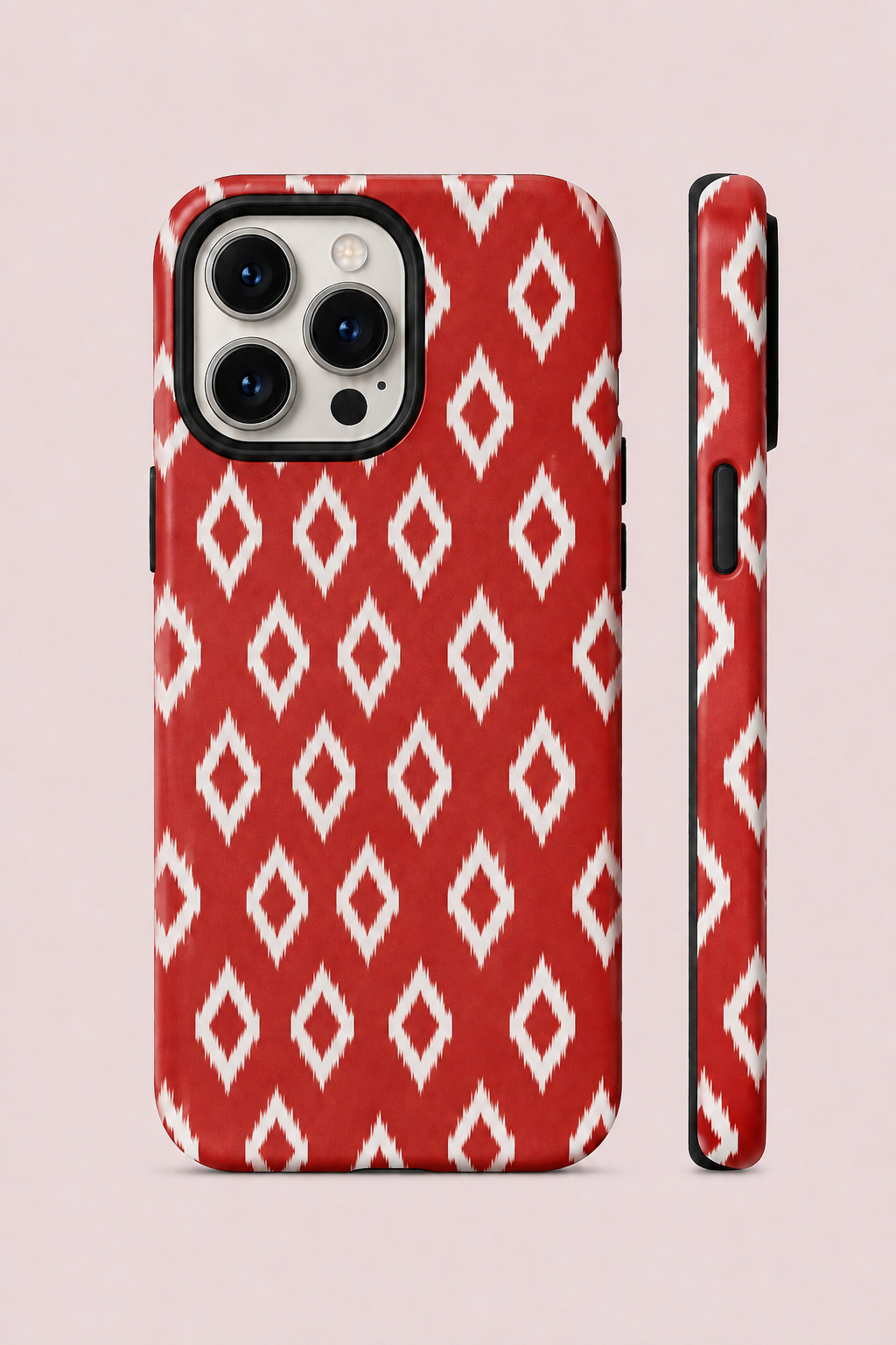Red Ikat Telefon Kılıfı ❤️