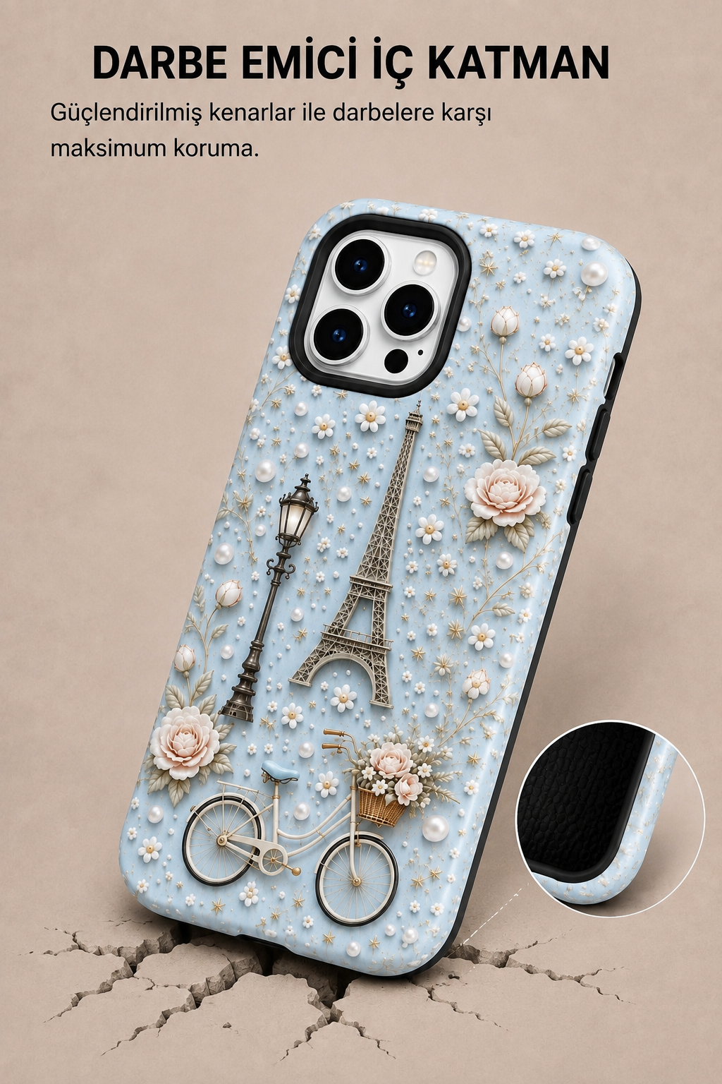 Paris Blossom Telefon Kılıfı🗼🌸