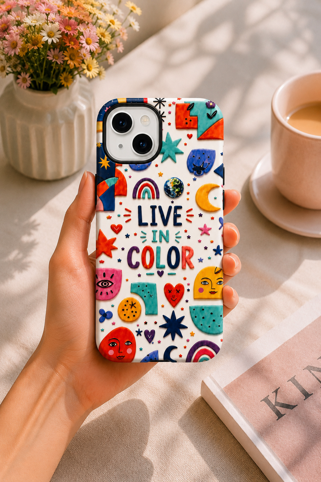 Live in Color Telefon Kılıfı 🎨