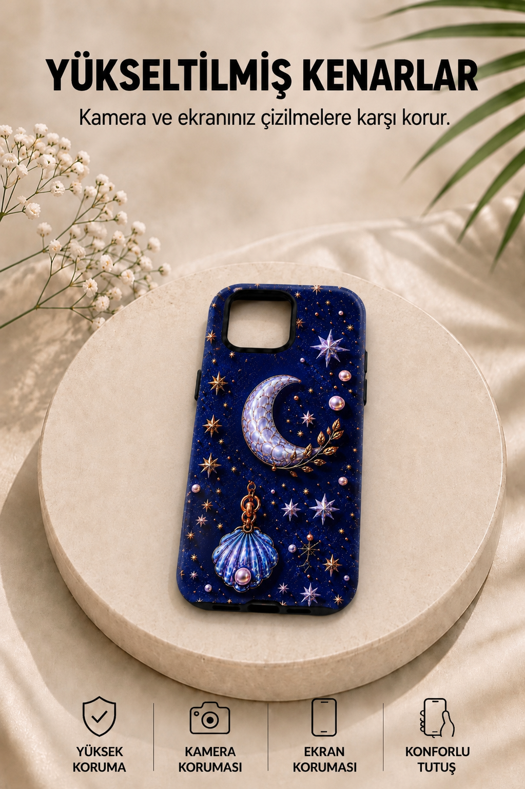 Celestial Pearl Telefon Kılıfı 🌙✨