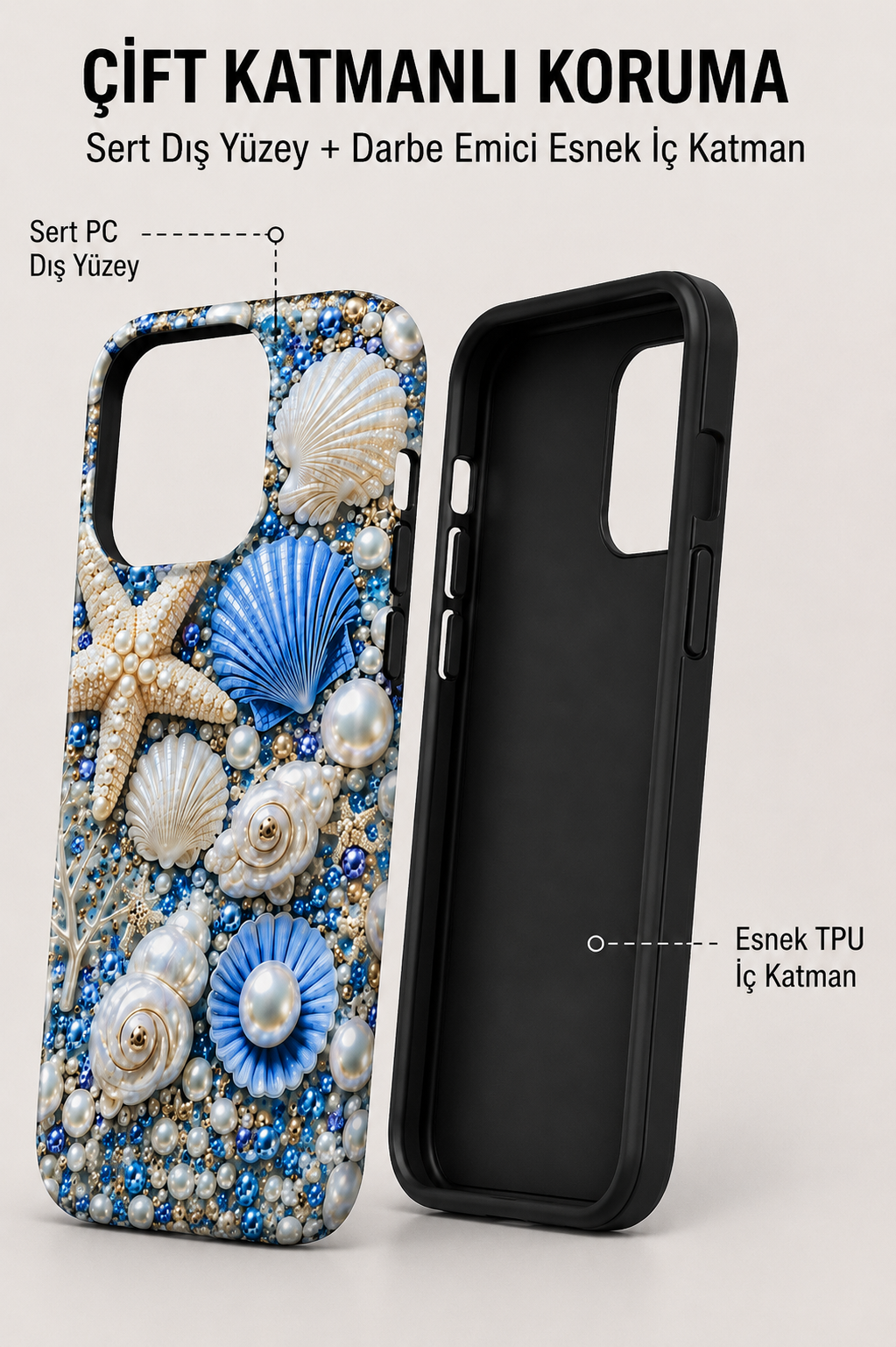 Pearl Coast Telefon Kılıfı 🐚