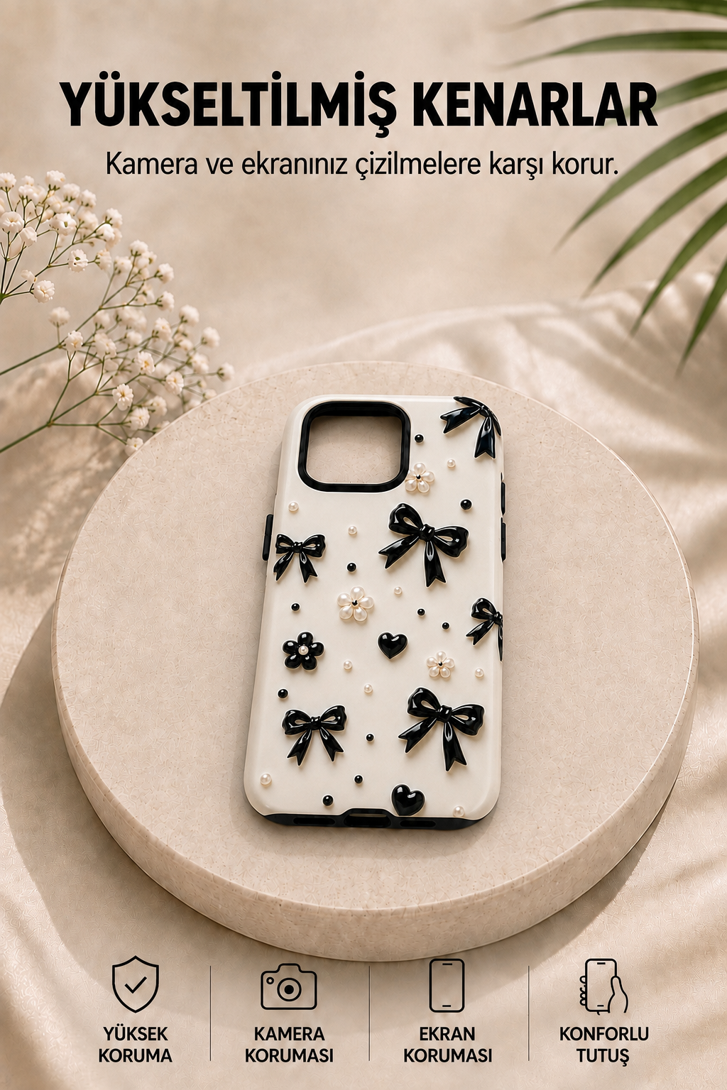 Black Ribbon Telefon Kılıfı 🖤