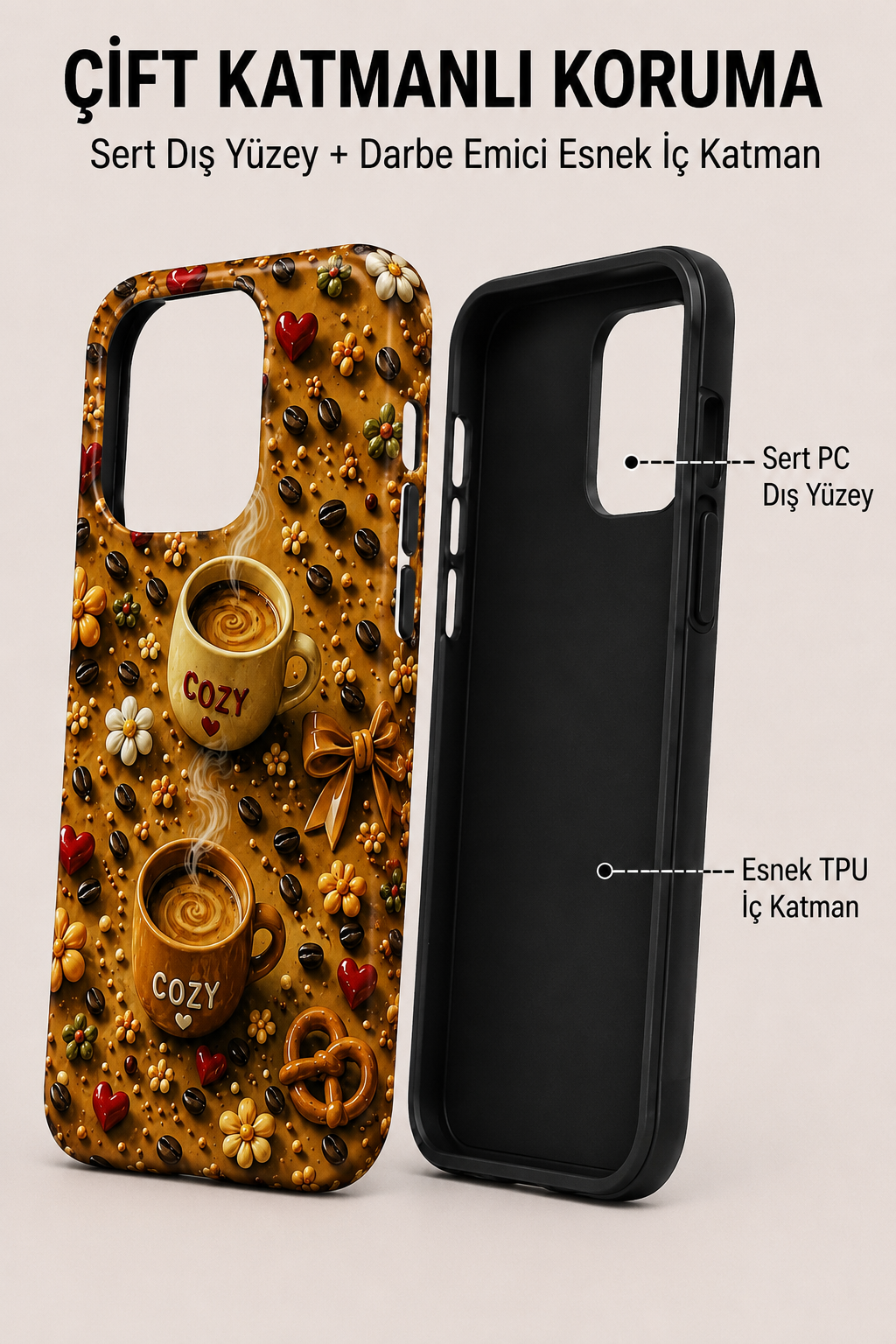 Cozy Coffee Telefon Kılıfı ☕🤎