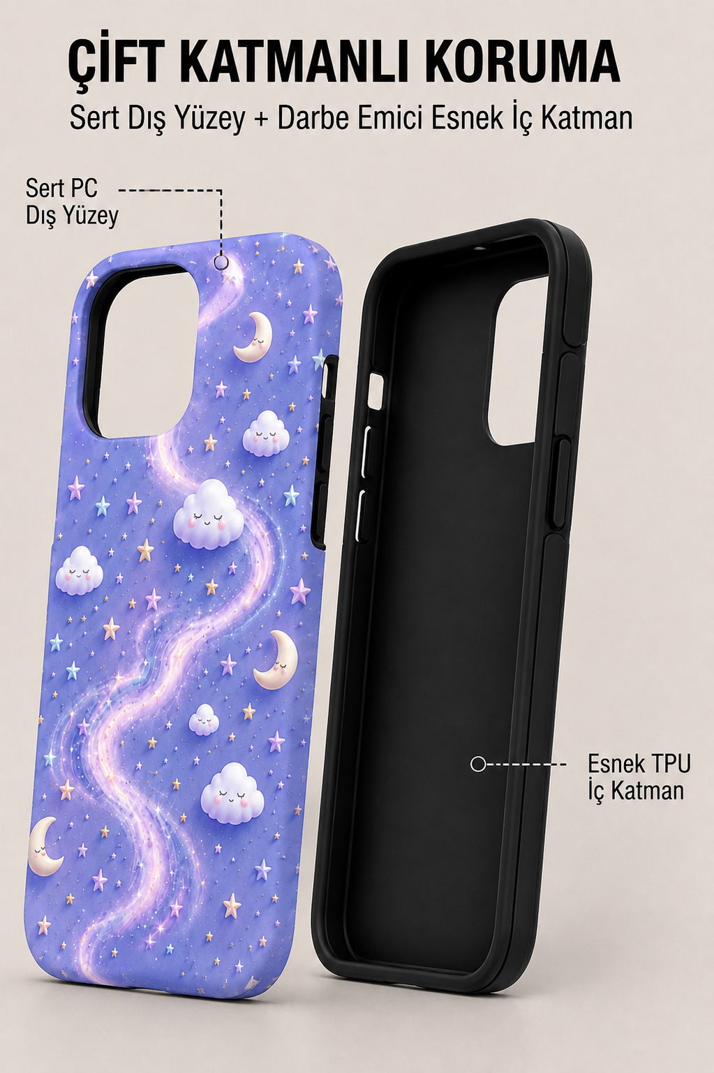Galaxy Path Telefon Kılıfı 🌌