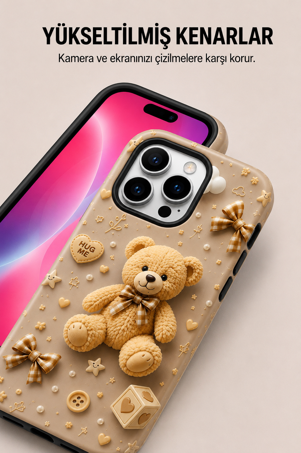 Hug Me Teddy Telefon kılıfı 🧸