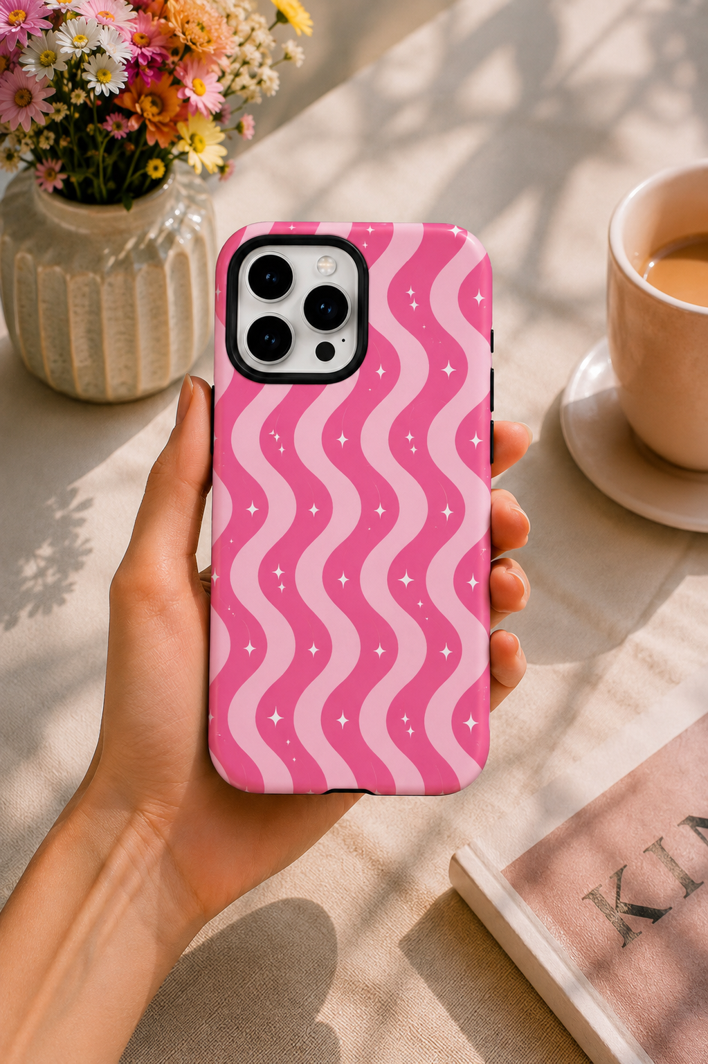 Pink Waves Telefon Kılıfı 💖