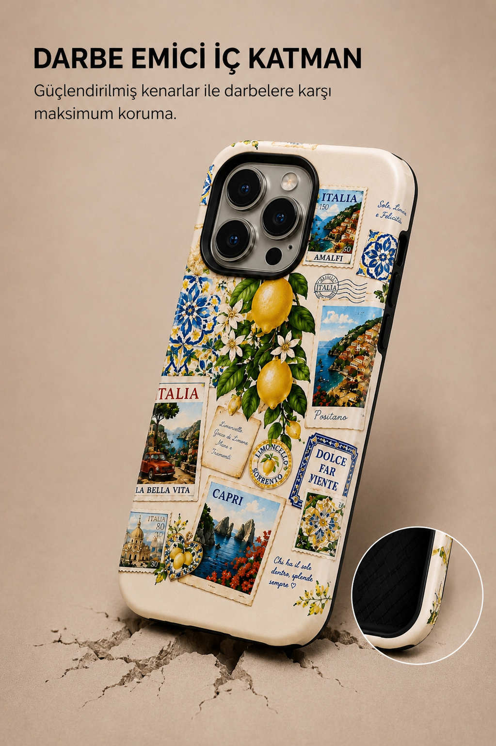 Amalfi Lemon Telefon Kılıfı 🍋