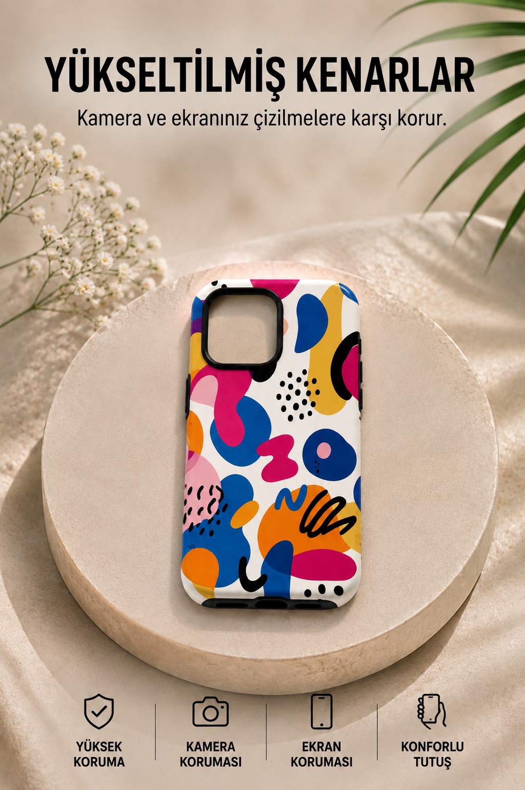 Colorful Shapes Telefon Kılıfı 🎨