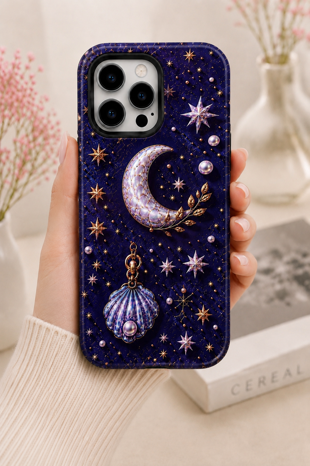 Celestial Pearl Telefon Kılıfı 🌙✨