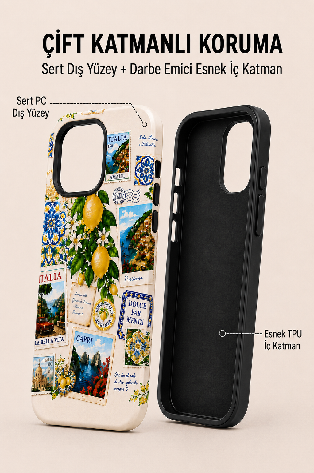 Amalfi Lemon Telefon Kılıfı 🍋