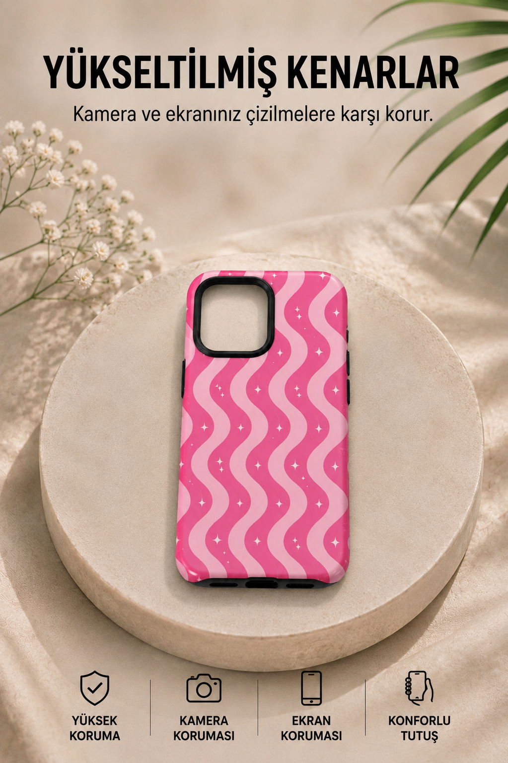 Pink Waves Telefon Kılıfı 💖