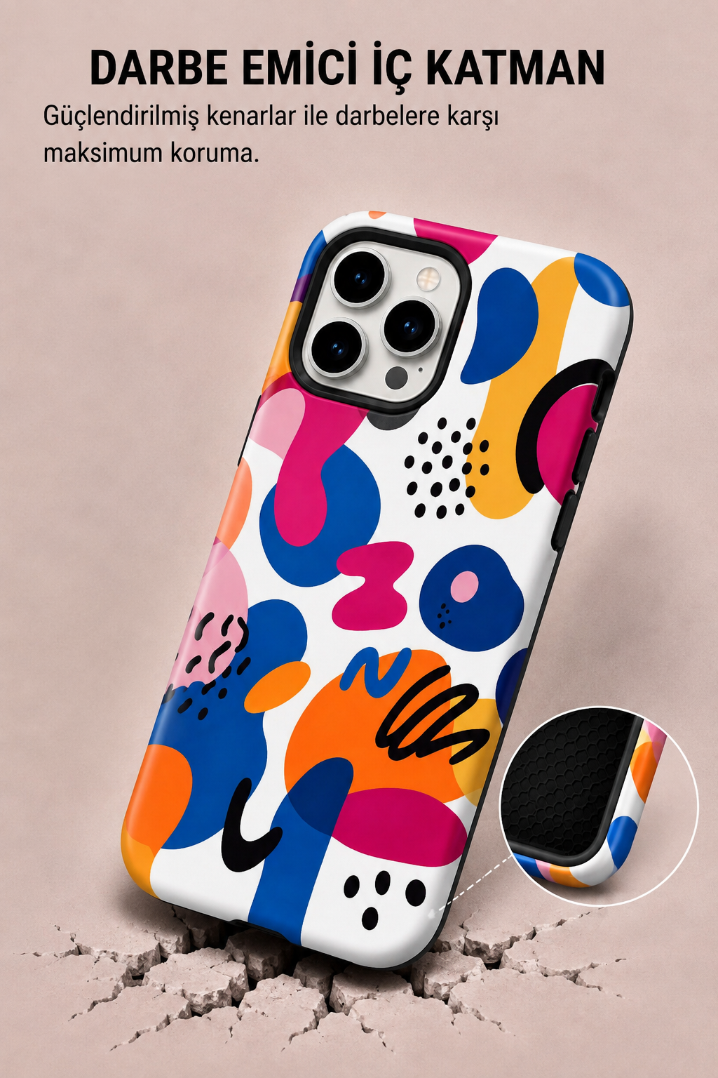 Colorful Shapes Telefon Kılıfı 🎨
