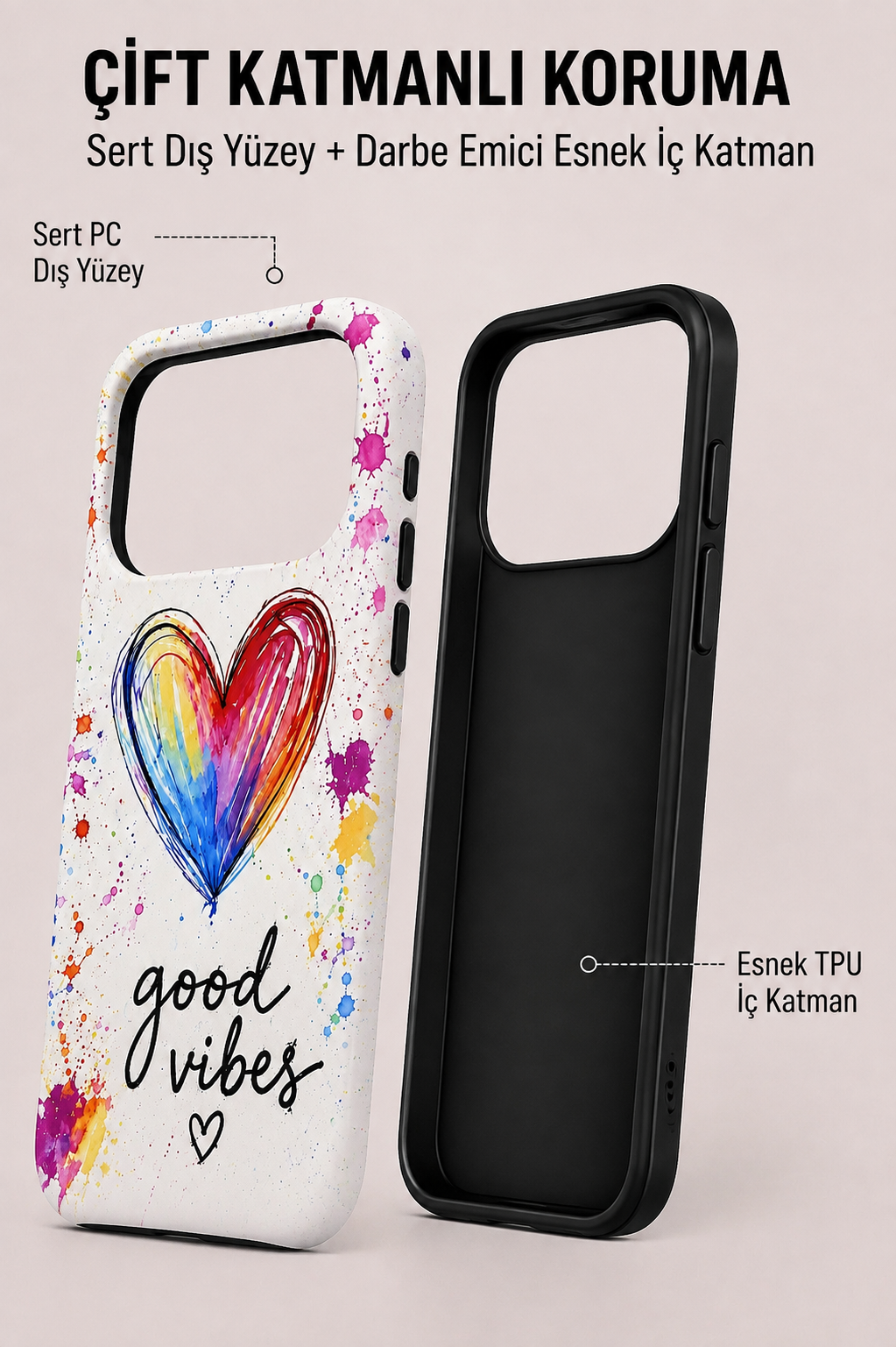 Good Vibes Telefon Kılıfı 🎨