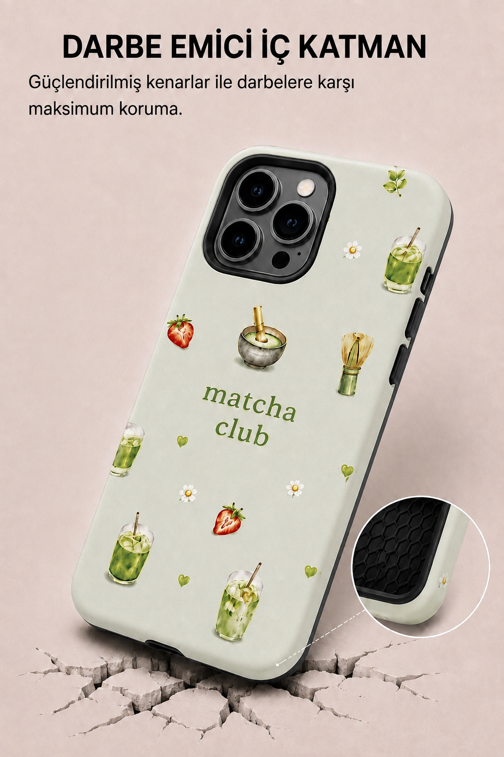 Matcha Club Telefon Kılıfı 🍓