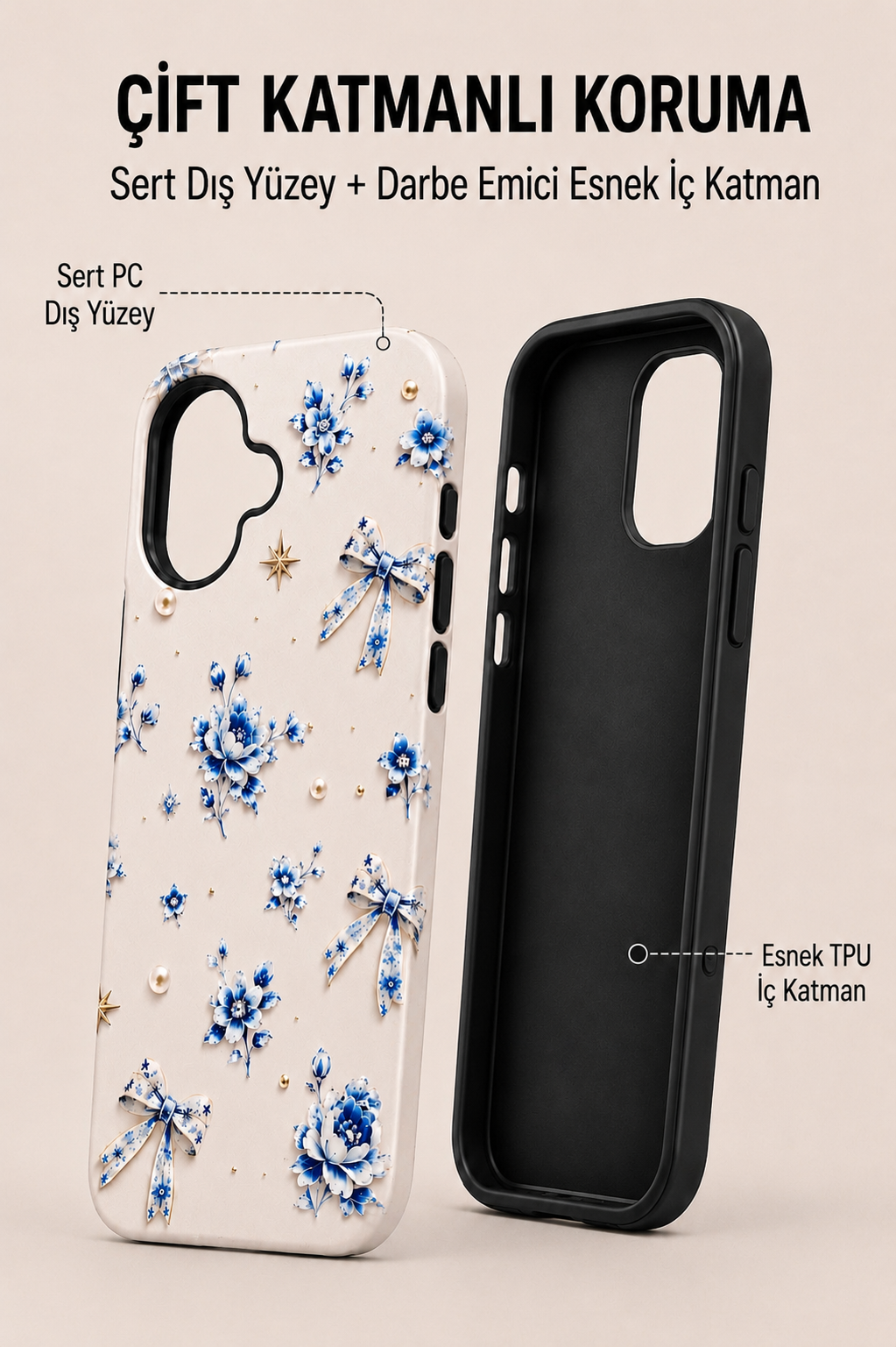 Blue Porcelain Telefon Kılıfı 💙